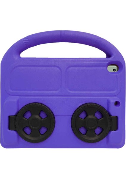 iPad 10.2 (9.nesil) Zore Wheel Car Tekerlek Standlı Tablet Eva Silikon Kılıf