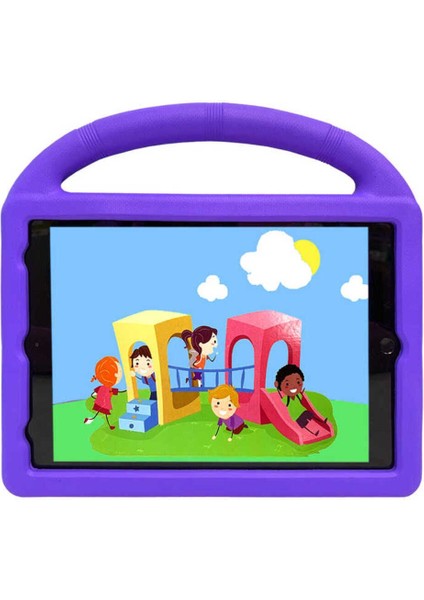 iPad 10.2 (9.nesil) Zore Wheel Car Tekerlek Standlı Tablet Eva Silikon Kılıf