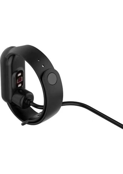 Siyah Xiaomi Mi Band 6 USB Şarj Kablosu-Zore