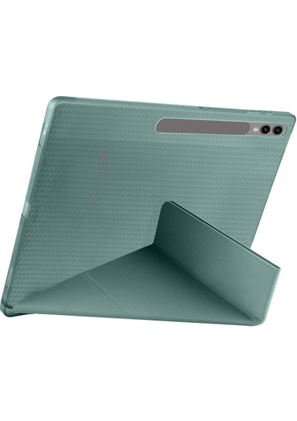 Samsung Galaxy Tab S10 Ultra SM-X920 14.6" Kılıf Kalem Bölmeli Silikon Smart Cover Tablet Kılıfı