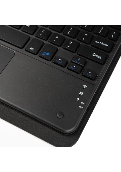 Border Keyboard 10-11" Inç Universal Bluetooh Bağlantılı Standlı Klavyeli Tablet Kılıfı