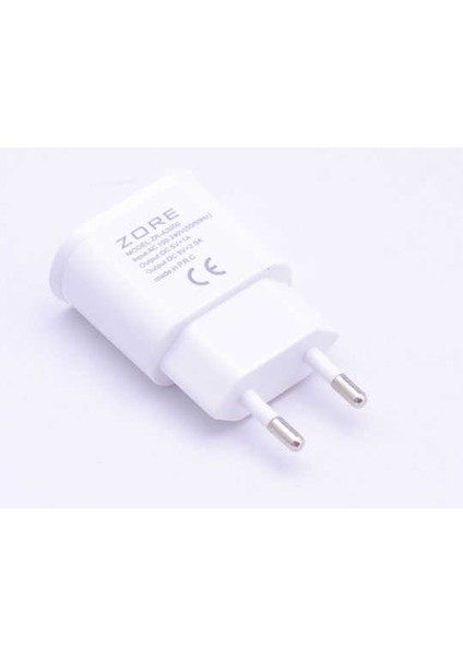 Beyaz 2000 Mah 2 In 1 Micro Ev Şarj Seti-Zore
