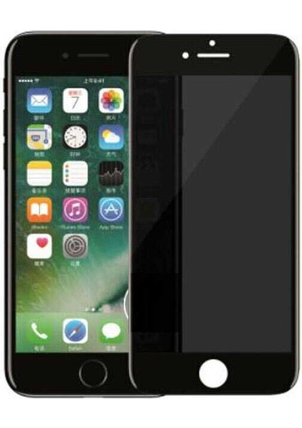 iPhone 8 Uyumlu Davin 5d Privacy Cam Ekran Koruyucu