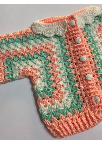 El Örgüsü Bebek Hırkası (1 Yaş) ( EN:26CM-BOY:27CM) fiyatları