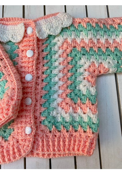 El Örgüsü Bebek Hırkası (1 Yaş) ( EN:26CM-BOY:27CM) modelleri