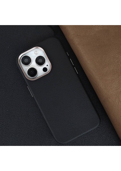 Apple iPhone 15 Pro Max Kılıf Magsafe Şarj Özellikli Pu Deri Adora Kapak