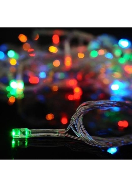 Elser Ticaret 10 Metre 100 Ledli 8 Fonksiyonlu Karışık Renkli Rgb LED Lamba