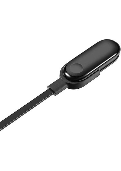 Siyah Xiaomi Mi Band 3 USB Şarj Kablosu-Zore