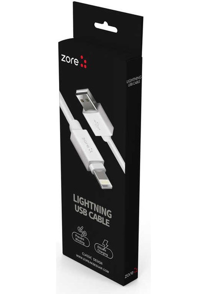 Beyaz Z-38 Lightning Kablo-Zore