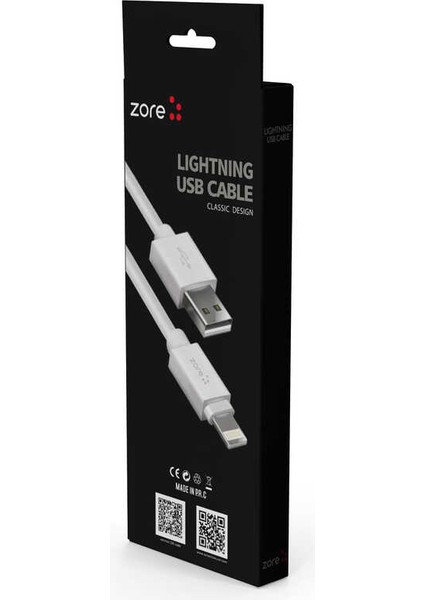 Beyaz Z-38 Lightning Kablo-Zore