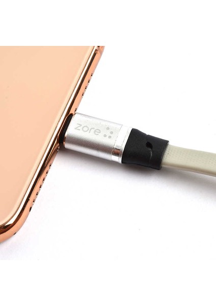 Siyah Lightning Vera USB Kablo-Zore