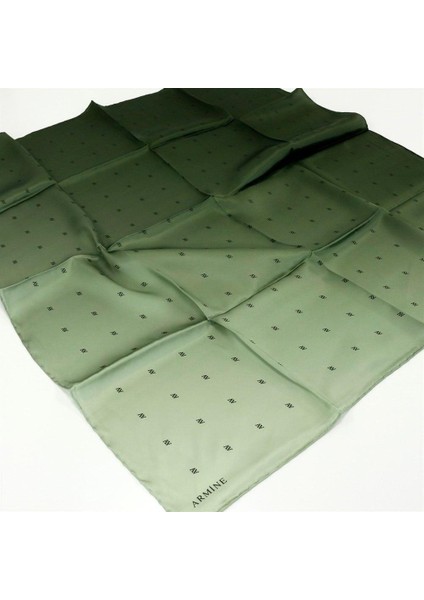 Ipek Eşarp Nostalji - 8338-39 Yeşil Twill
