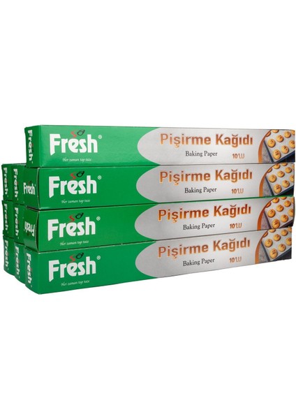 Tekno Trust Pişirme Kağıdı 10 Yapraklı 10'lu Paket 100 Yaprak