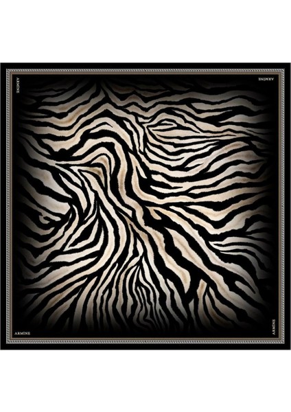 Armine Ipek Eşarp Nostalji - 8345-09 Siyah Kahve Twill fiyatları