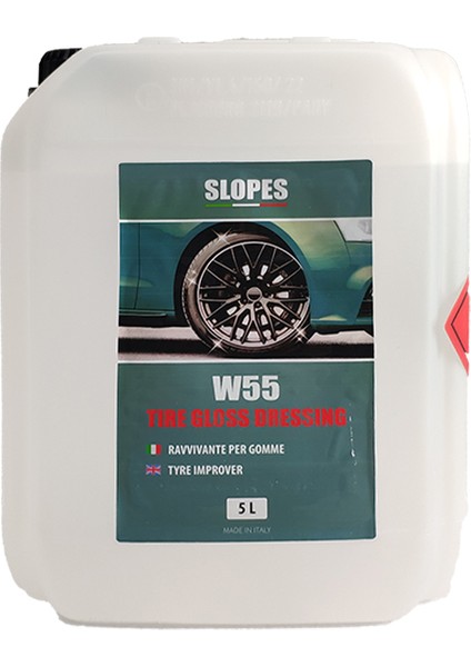 W55 Tire Gloss Dressing Lastik Parlatıcı 5lt