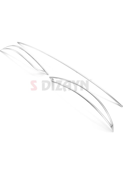 S-Dizayn Fiat Egea Sd Krom Arka Tampon Difüzör Çıtası 3 Prç. 2015 Üzeri modelleri
