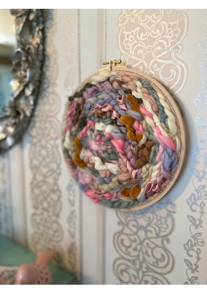 Kaos Etnik Makrome Kasnak El Dokuma Dekoratif Duvar Dekoru fiyatları