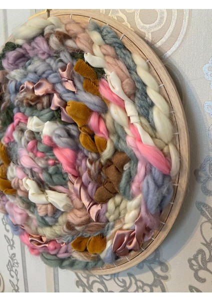 Kaos Etnik Makrome Kasnak El Dokuma Dekoratif Duvar Dekoru fırsatları