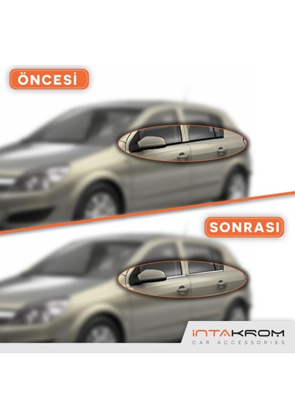 Opel Astra H Hb Krom Cam Çıtası 4 Parça 2004 -2010 fırsatları
