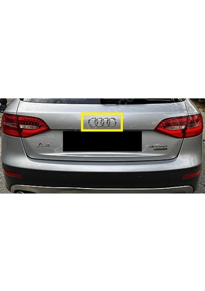 A4 Uyumlu Audi Bagaj Arması 3m 3D Abs