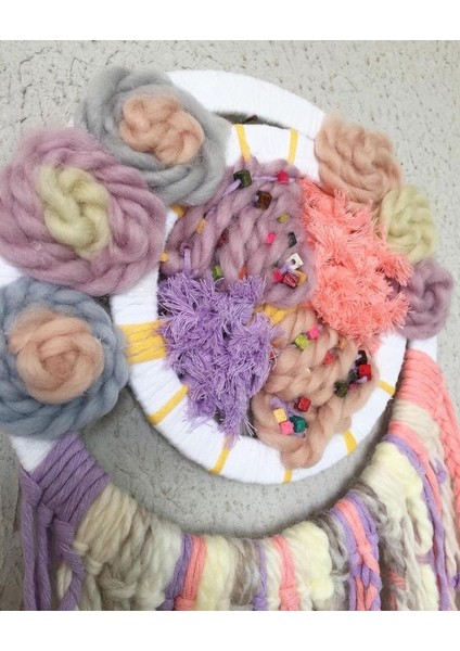 Milkshake Makrome Düş Kapanı Çocuk Bebek Odası Hediyelik Dekoratif Duvar Süsü indirimleri