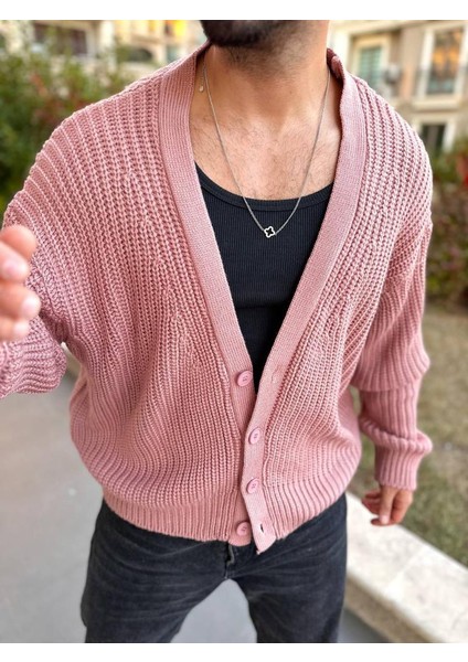 Hırka Triko Örgülü Desenli Örgü Hırka Şal Yaka Tüylenmez Naturel Pamuk Düğmeli Hırka indirimleri