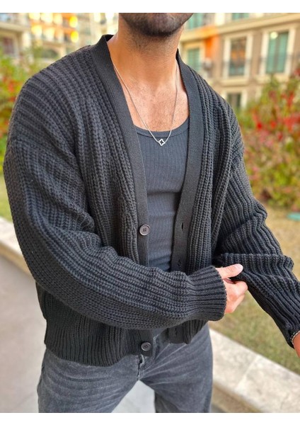 Hırka Triko Örgülü Desenli Örgü Hırka Şal Yaka Tüylenmez Naturel Pamuk Düğmeli Hırka indirimleri