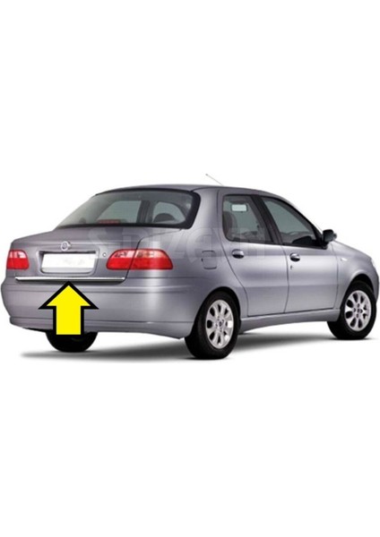 Albea Bagaj Alt Cıtası Krom 2002 2003 2004 2005 2006 2007 2008 2009 2010 2011 2012