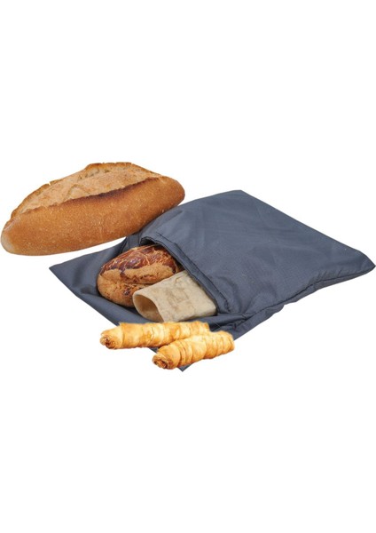 Tekno Trust Mikrodalga Ekmek Lavaş Pizza Bazlama Poğaça Börek Gözleme Isıtma Torbası Gri Renk