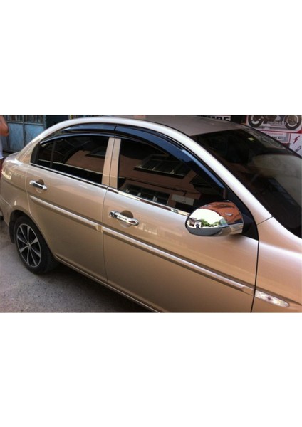 2006 Üzeri Hyundai Accent Era Abs Krom Ayna Kapağı 2 Parça
