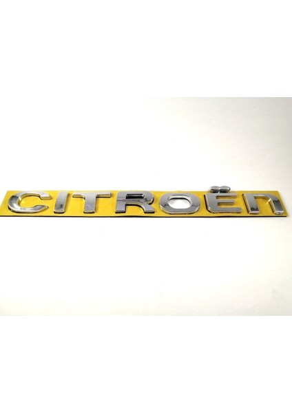 Cıtroen C3 - C4 Uyumlu Büyük Bagaj Yazısı 185MM-17MM