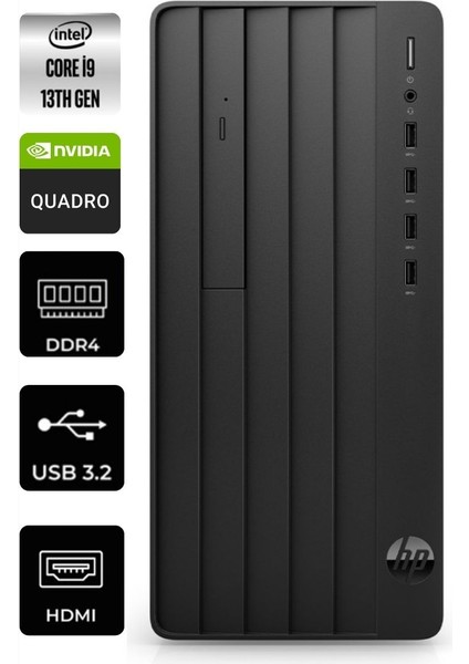 Pro Tower 290 G9 Intel Core I9-13900K 32GB 512GB SSD Quadro T1000 4gb Windows 11 Pro 8T2W9ES-369