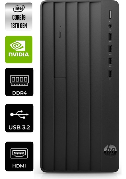 Pro Tower 290 G9 Intel Core I9-13900K 32GB 4tb SSD Quadro T400 4gb Windows 11 Pro 8T2W9ES-349