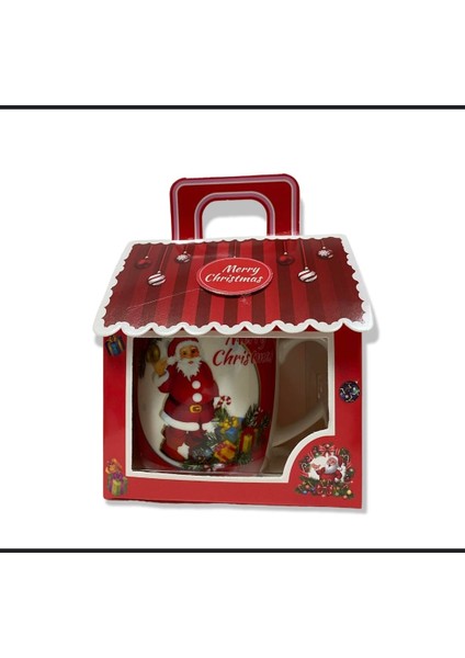 Hediyelik Yılbaşı Temalı Baskılı Noel Baba Seramik Kupa Yılbaşı Hediye Kupa Noel Baba Kırmızı fiyatları