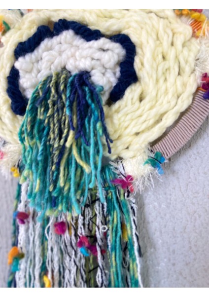 Tavus Kuşu Makrome Düş Kapanı Çocuk Odası Hediyelik Dekoratif Duvar Süsü Tablo modelleri