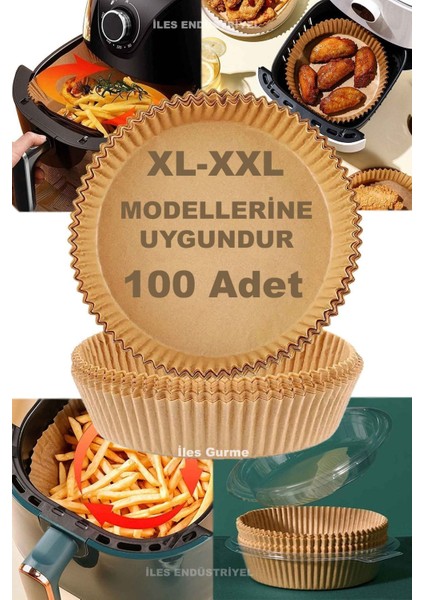 Tekno Trust Airfryer Pişirme Kağıdı Xxl 100 Adet Kağıt Philips Xiaomi Tefal ve Tüm Modeller ile Uyumlu Büyük Bo fiyatları