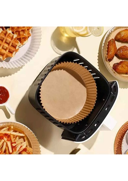 Tekno Trust Airfryer Pişirme Kağıdı Xxl 100 Adet Kağıt Philips Xiaomi Tefal ve Tüm Modeller ile Uyumlu Büyük Bo modelleri