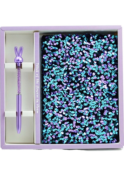 Unıck Color Hatıra Defteri Elegans Simli Kalemli 6708 1