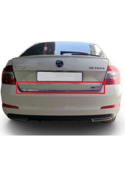 Skoda Octavia A7 (2013-2020 )Krom Bagaj Alt Çıtası Paslanmaz Çelik