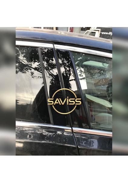 Peugeot 508 Uyumlu 1.kalite 3m Bant Kapı Direk Maun Kaplama ,dış Cam Çıta Kaplama,piano Black Siyah