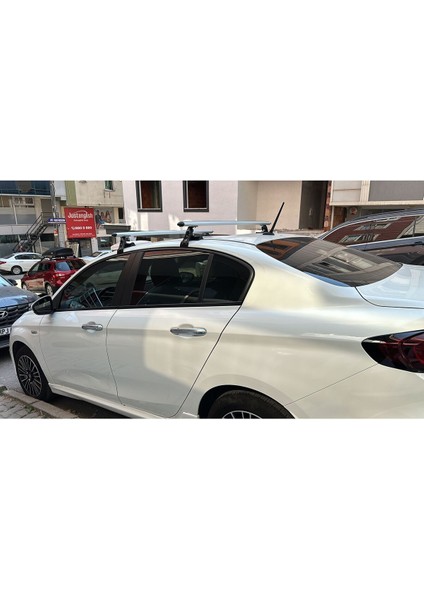 Fiat Egea Sd (2015-2023) Oluksuz Tip Port Bagaj Tavan Çıtası Ara Atkı Barı Kapıdan Sıkıştırmalı modelleri
