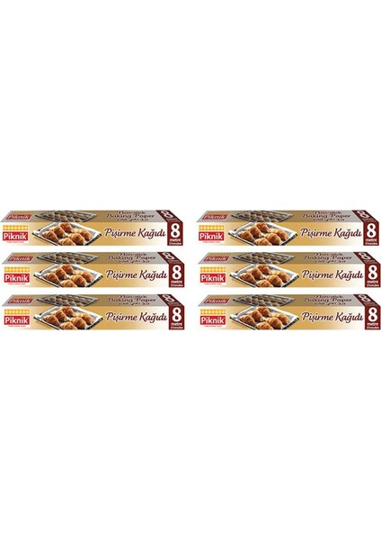 Tekno Trust P 1409 Pişirme Kağıdı 8 mt x 6'lı Paket