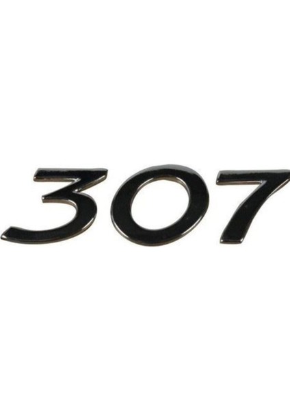 23021 Peugeot 307 Arka Yazı