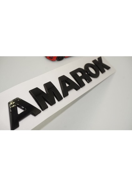 Vw Volkswagen Uyumlu Amarok Bagaj Siyah Abs 3D Yazı Logo Amblem