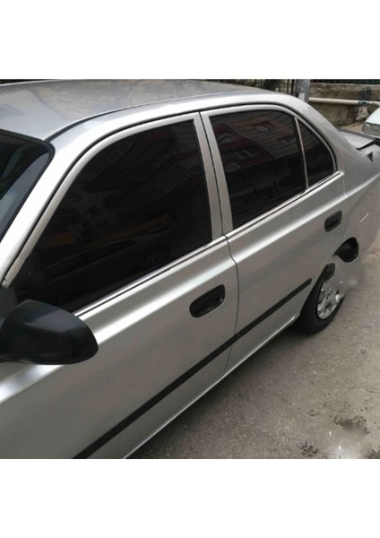 Hyundai Accent Milenyum ( 2000-2005 ) 4 Parça Cam Çıtası Krom Paslanmaz Çelik