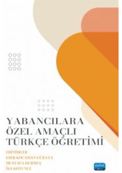 Yabancılara Özel Amaçlı Türkçe Öğretimi