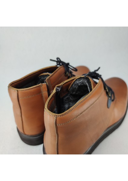 %100 Deri Ortopedik Tabanlı El Yapımı Erkek Botu fırsatları