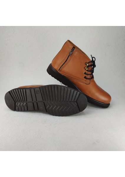 %100 Deri Ortopedik Tabanlı El Yapımı Erkek Botu indirimleri