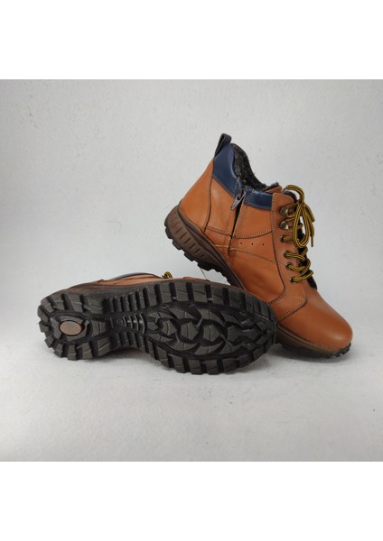 %100 Deri Ortopedik Tabanlı El Yapımı Erkek Botu indirimleri