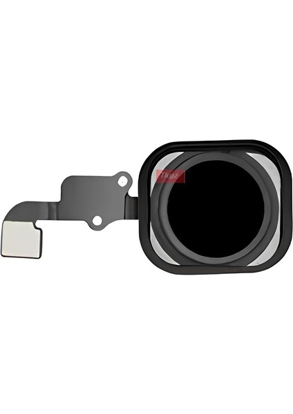 iPhone 6 Home Tuşu Flex SİYAH - Lastikli Çerceveli